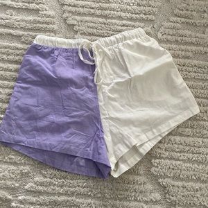 Charlie Holiday Romi Color Block Shorts Sz L